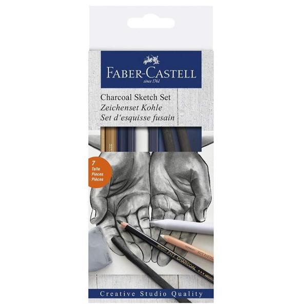 Matite Sketch Set Goldfaber di alta qualità, marchio Faber-Castell, set completo per disegni e illustrazioni. 4005401140023 | initpc.it