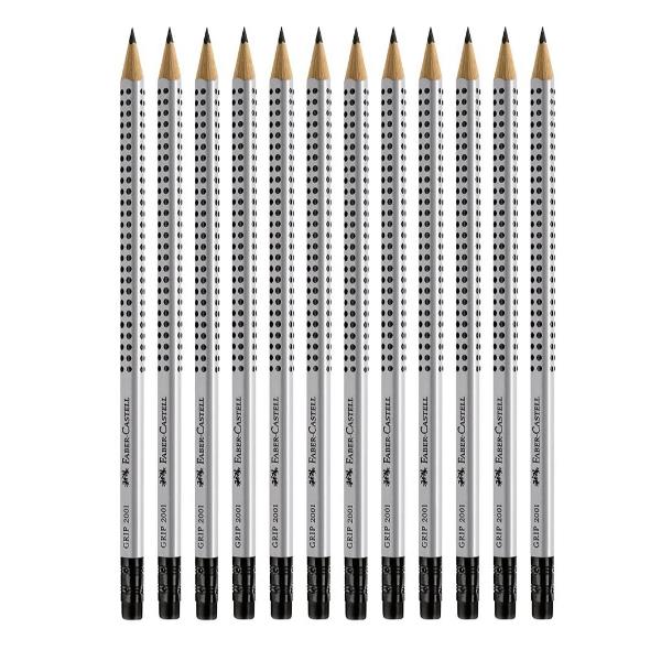 Barattolo di matite colorate 72 pezzi della collezione Grip, marchio Faber Castell. Contenuto per uso scolastico o hobby. Colore vivo e durata della linea dei pigmenti. 4005401172239 | initpc.it