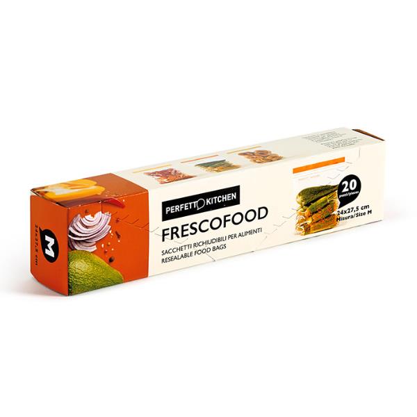 Busta frigo / congelatore coll. FrescoFood da 20 pezzi, misura 24xh.27,5 cm 8052474291424 | initpc.it