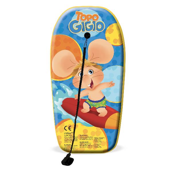 Immagine del prodotto bodysurf di Topo Gigio, personaggio dei cartoni animati creato da Bruno Bozzetto, marchio della casa editrice Grandi Giochi. 8056379112242 | initpc.it