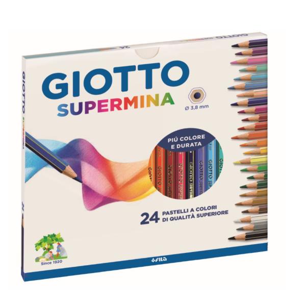 Pastelli Giotto supermina pz.24