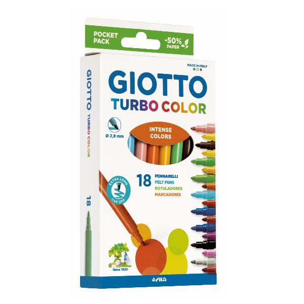 CF18 GIOTTO TURBO COLOR - Pennarelli per matite a colori, marchio Giotto 8000825007538 | initpc.it