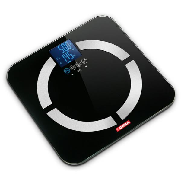 Bilancia body fat per misurare il grasso corporeo, marca Gima, colore nero 8023279270891 | initpc.it