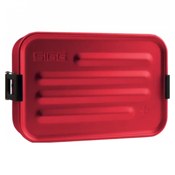 Acqua in bottiglia Sigg Metal Box Plus S con colorazione rossa, materiale metallico e design moderno. 7610465869727 | initpc.it