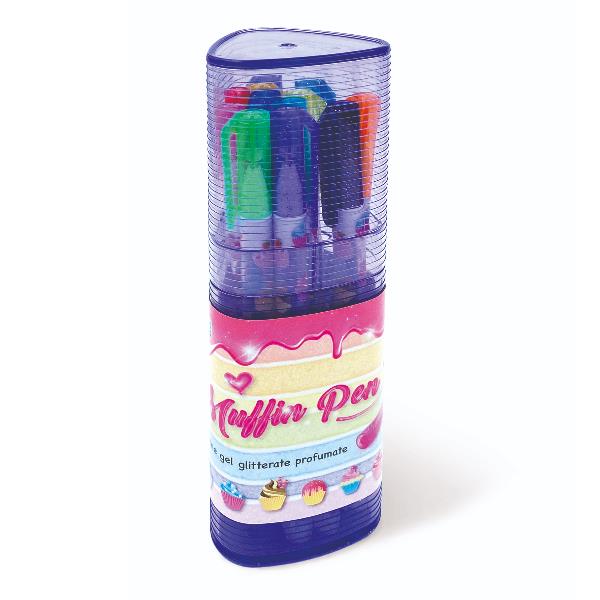 CF12 Penne Gel Glitter, marchio Lebez, una gamma di penne per disegno con gel e glitter per creare opere artistiche luminose. 8007509104880 | initpc.it