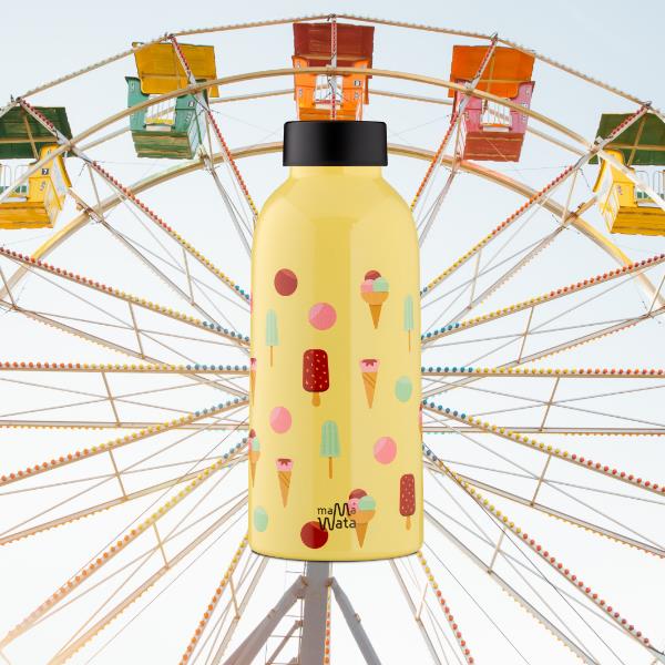 Borraccia termica per gelato, marca Mama Wata, capienza 470ml, contenitore termico ideale per mantenere il gelato a temperatura fresca 8051513928574 | initpc.it