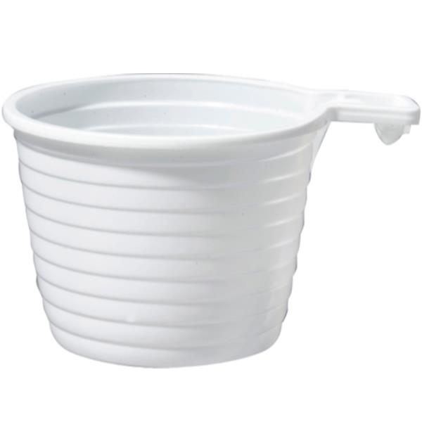 TAZZA IN PLASTICA BIANCA CON MANICO, CAPACITÀ 210 ML 7321011537808 | initpc.it