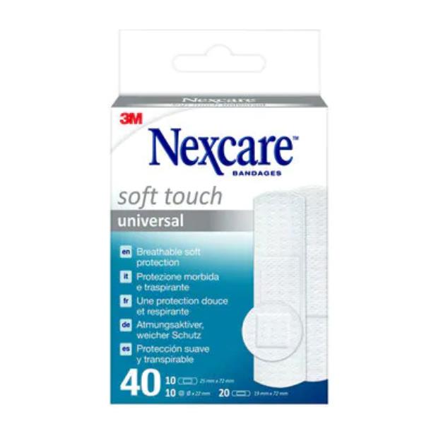 Prodotto di medicazione, tessuto assorbente per ferite, marca Nexcare, tipo CF40Cerotti con numero di riferimento N0540AS, disegnati per fornire un'adeguata copertura e protezione alle aree della pelle lesionate. 4054596745322 | initpc.it