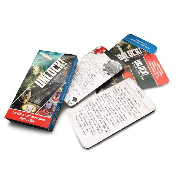 Immagine del gioco da tavolo UNLOCK!, prodotto dalla casa editrice francese Asmodee, un'avvincente e strategica sfida di enigmi e puzzle. 3558380044789 | initpc.it