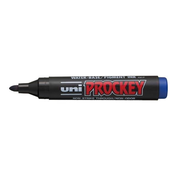 Marker Uni Prockey m122 punta tonda blu