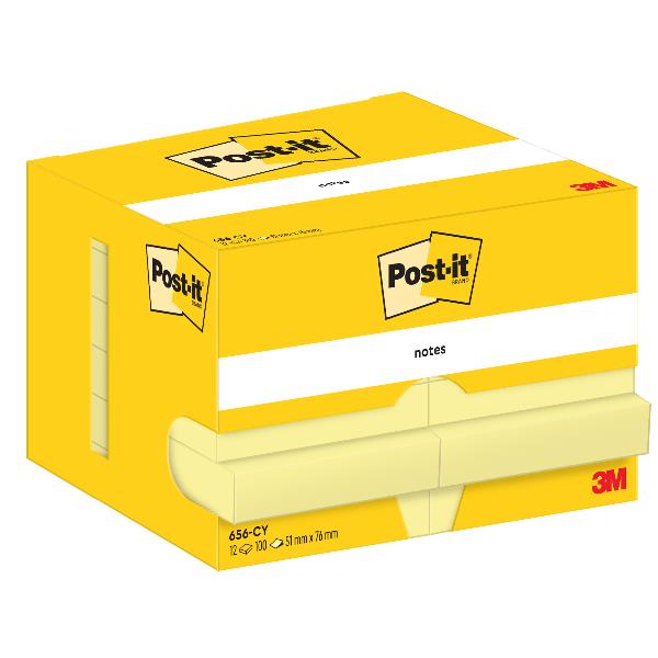 CF12POST-IT NOTE 656 GIALLO CANARY