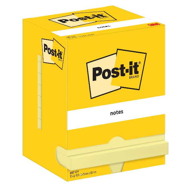 CF12POST-IT NOTE 657GIALLOCANARY