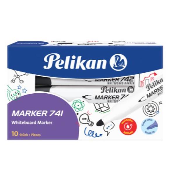 Marcatore di whiteboard CF10 da Pelikan, colore nero, numero articolo 741. 4012700516138 | initpc.it