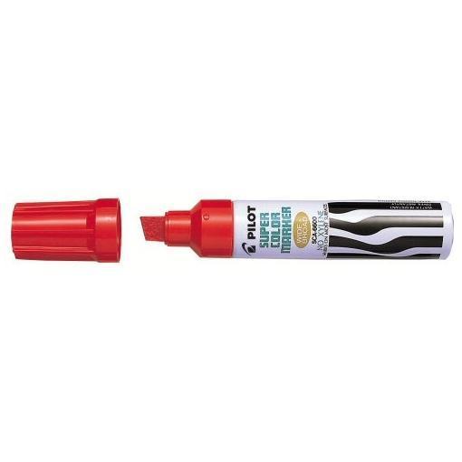 Immagine di un pennarello Pilot CF12Marker Maxi 6600 in colore rosso, con la marca e il modello evidenziati. 4902505080340 | initpc.it