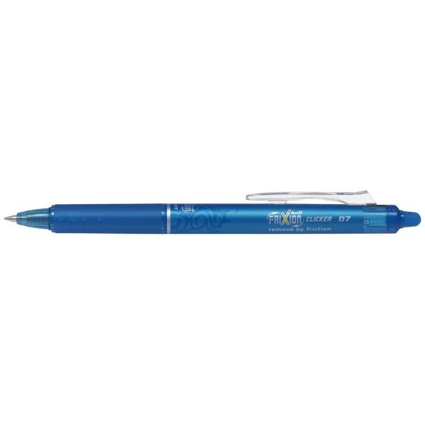 Penne clicker Pilot Frixion CF12Sfera in colore azzurro, dotato di tecnologia Frixion per cancellare e riscrivere senza danneggiare la scrittura. 4902505417610 | initpc.it