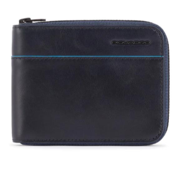 Portafoglio Piquadro B2V blu. 8024671599641 | initpc.it