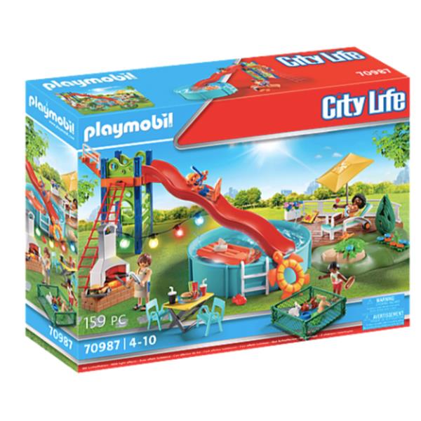 Gioco di compleanno Playmobil, scivolo e giocattoli per bambini, festa da piccolo principe con piattaforma e scivolo a tema principesco. 4008789709875 | initpc.it