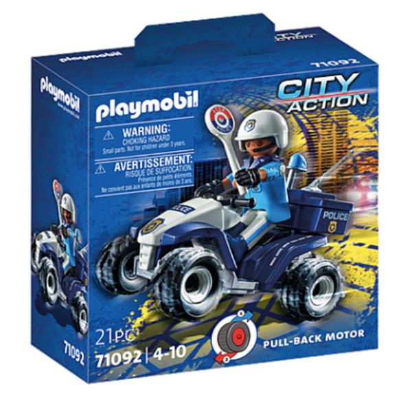 Playmobil L&L Quad Polizia, modellino giocattolo con ruoli e avventura 4008789710925 | initpc.it