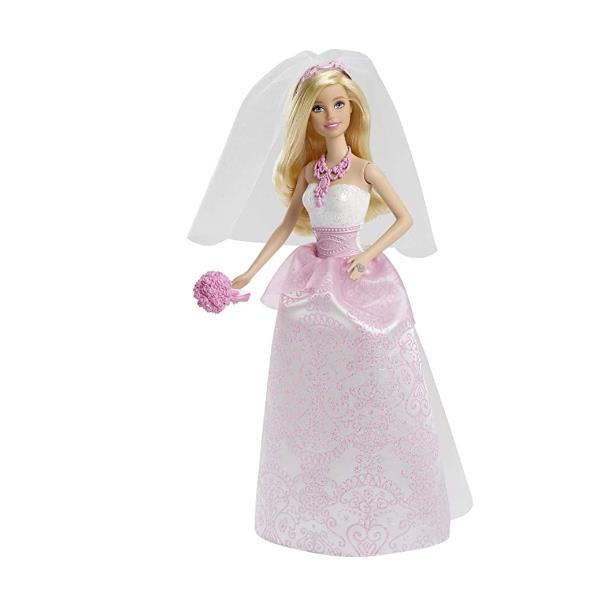 Barbie sposata, manichino di alta qualità con abiti da sposa, capelli e accessori. Prodotto della casa di giocattoli Mattel. 0887961056341 | initpc.it