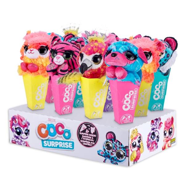 Assortimento di peluche neon da 12 pezzi, creati dalla marca Zuru. I colori luminosi e vivaci rendono questi amici dei bambini una scelta ideale per giocare e raccontare storie. 4894680016255 | initpc.it