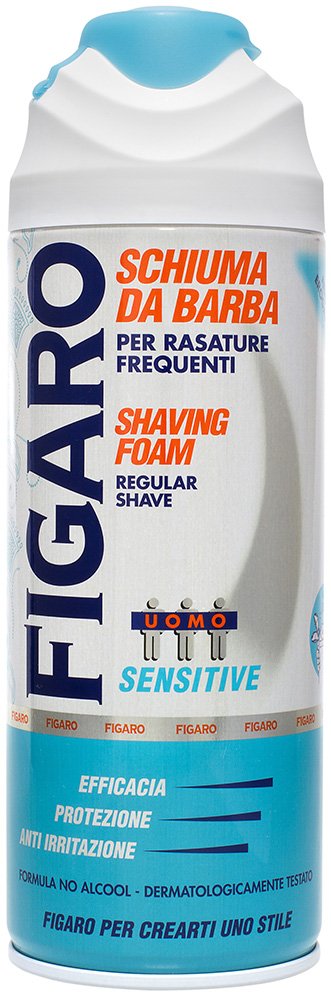 Figaro schiuma da barba sensitive ml.400