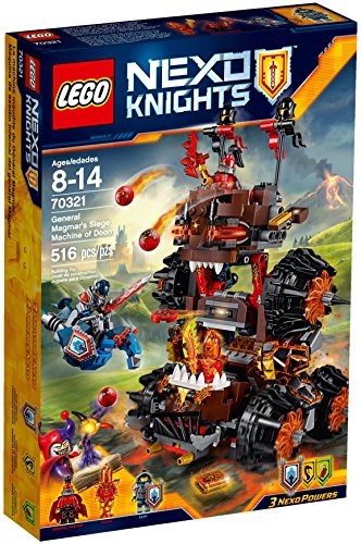 Lego nexo knights la macchina d' assedio del generale magma 70321