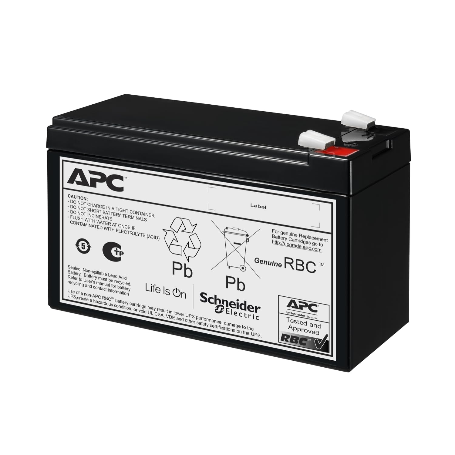 Batteria di ricambio apc 176 per ups schneider electric 0731304427506