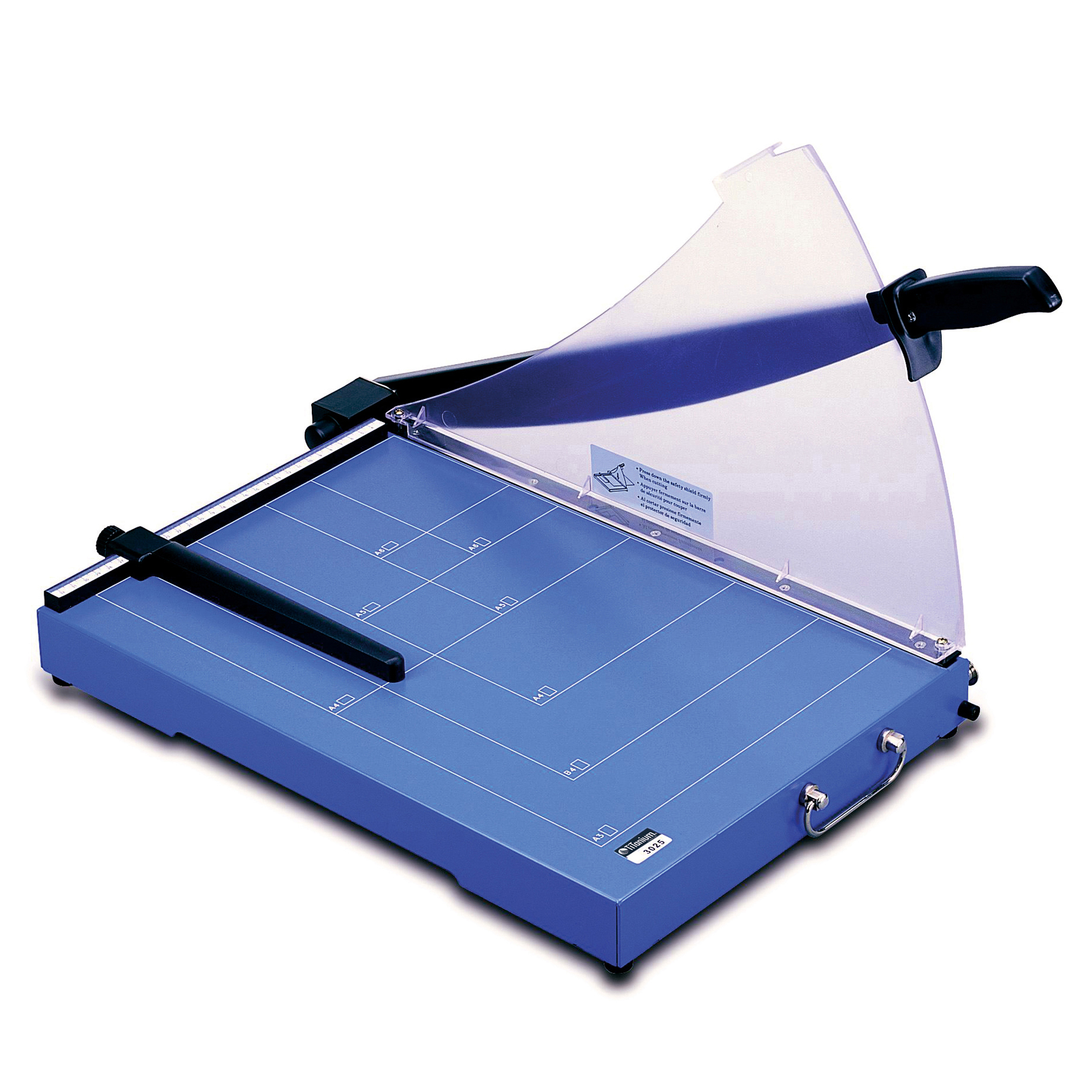 Taglierina a leva in metallo 360x535x445 mm 20 fogli blu 8025133038111