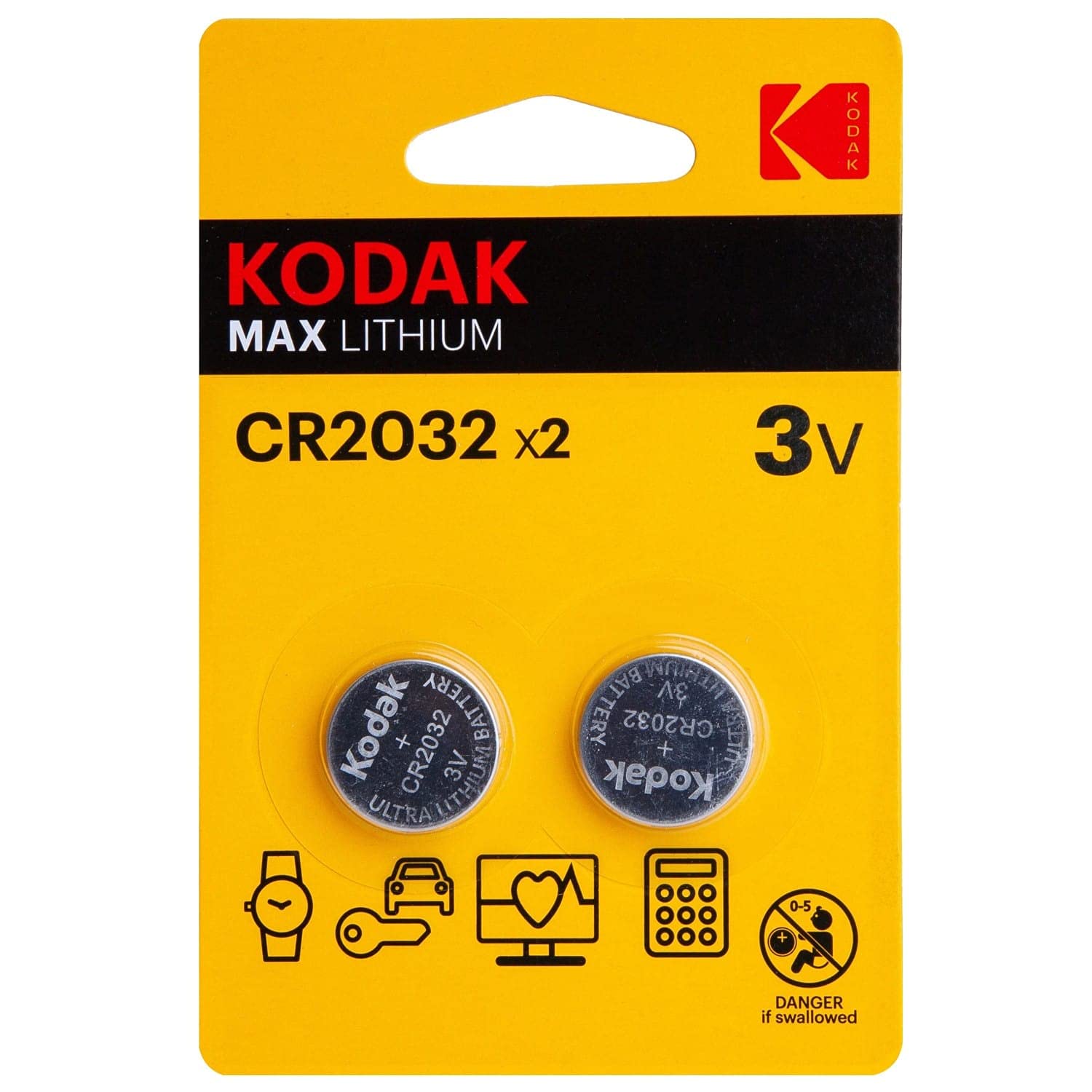 Batterie Kodak Max lithium CR2032 pz.2