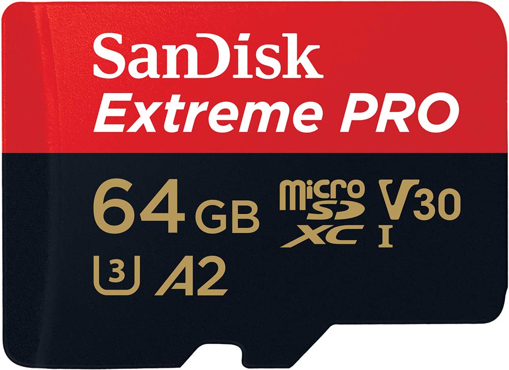 MicroSDXC 64GB, estremamente veloce e resistente, compatibile con molti dispositivi, prodotta da SanDisk. 0619659188573 | initpc.it