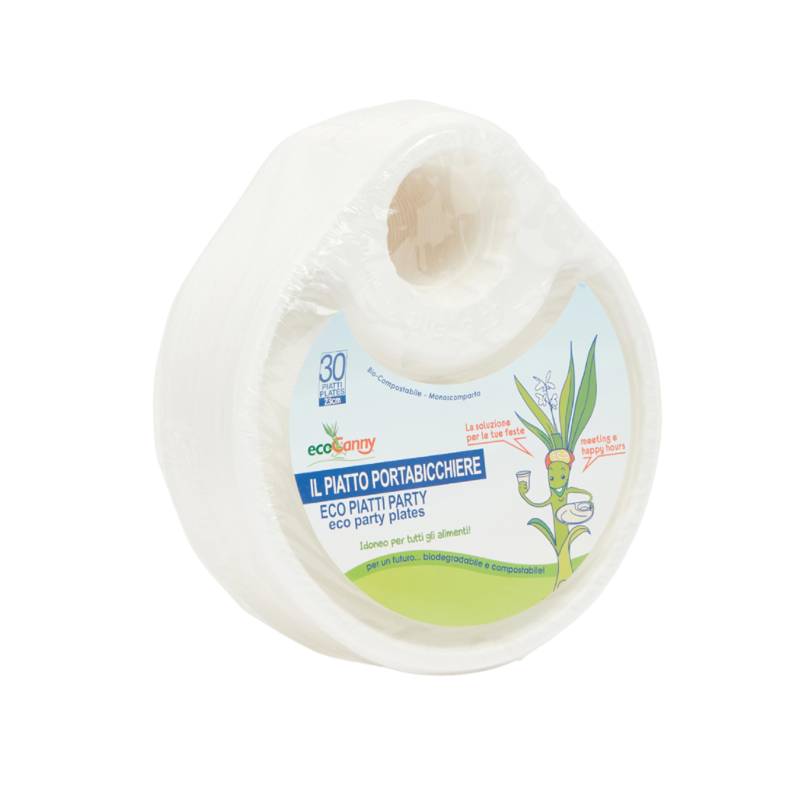 Piatti biocompostabili eco 257x228 mm 30pz 8032764018108