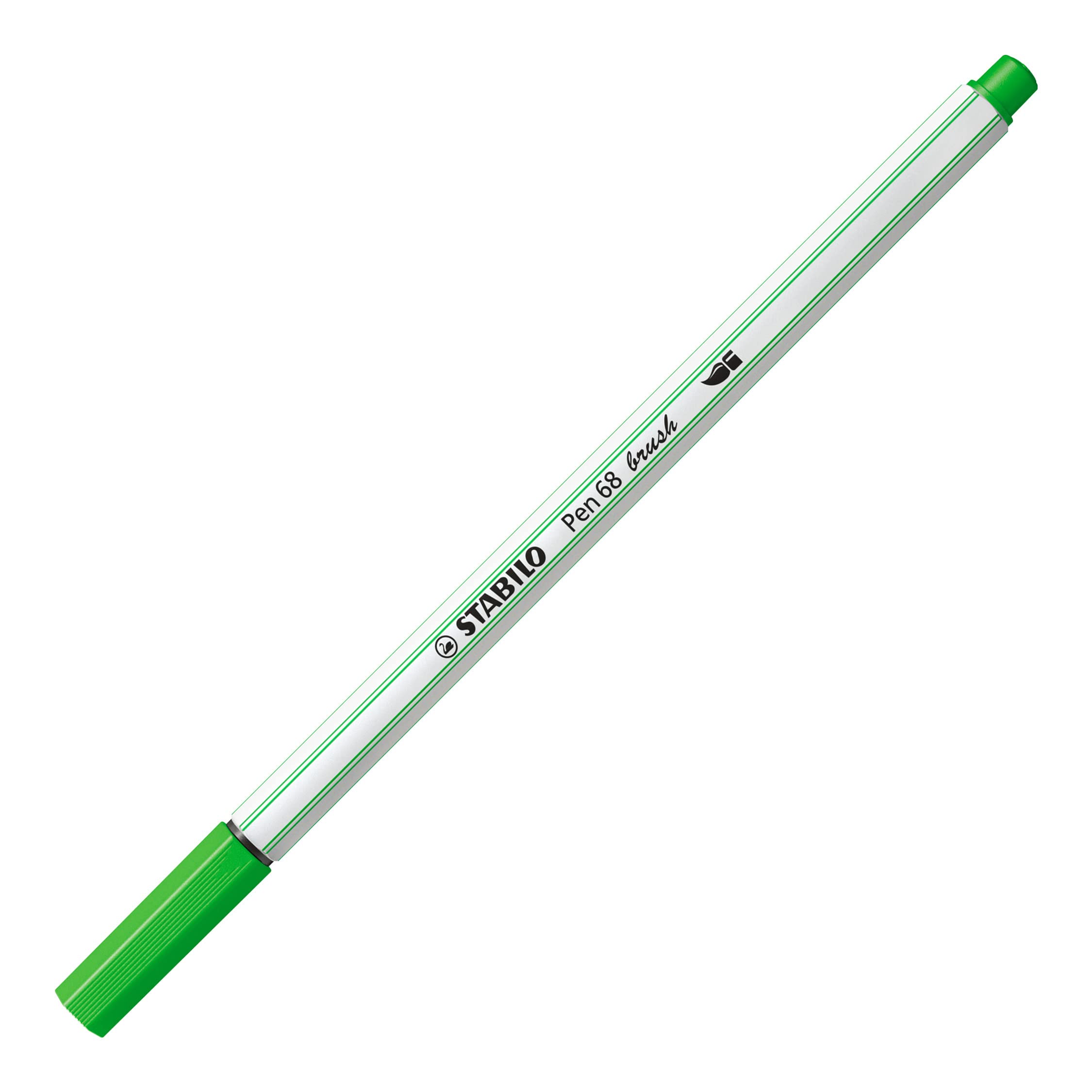 Penna Stabilo Pen 68 brush verde foglia