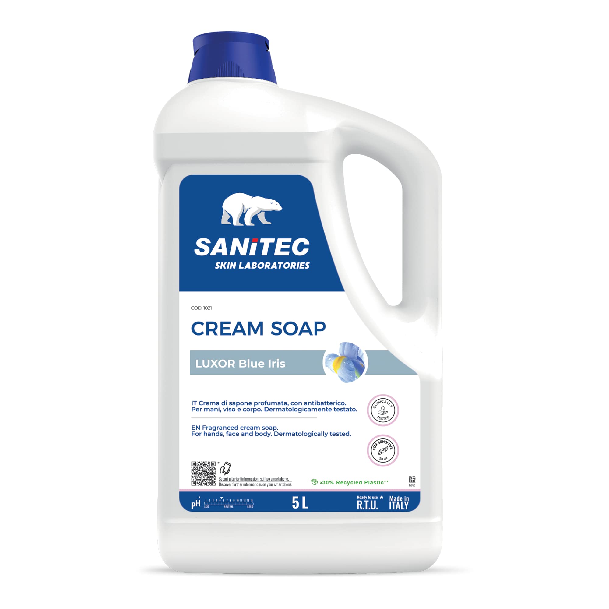 Sapone liquido luxor white talc kg 5