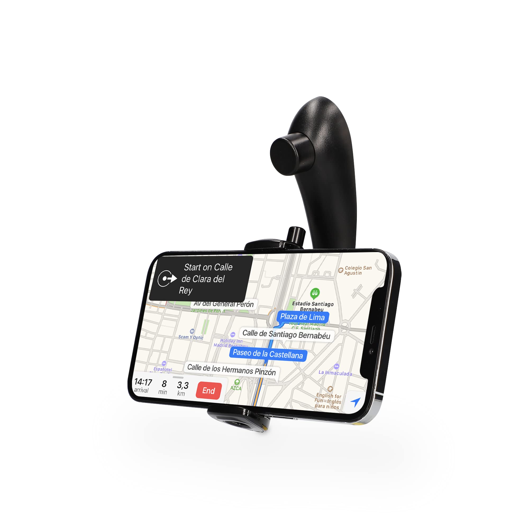 Supporto smartphone Ksix per auto universale schermi fino a 6,3''