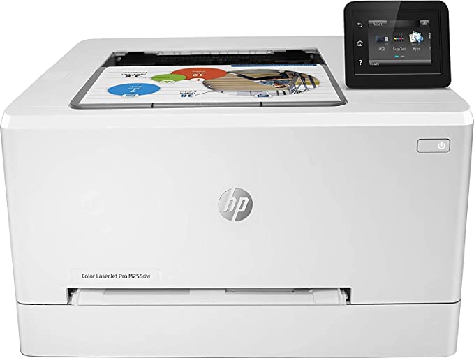 Stampante a colori HP Color LaserJet Pro M255dw - bianco -