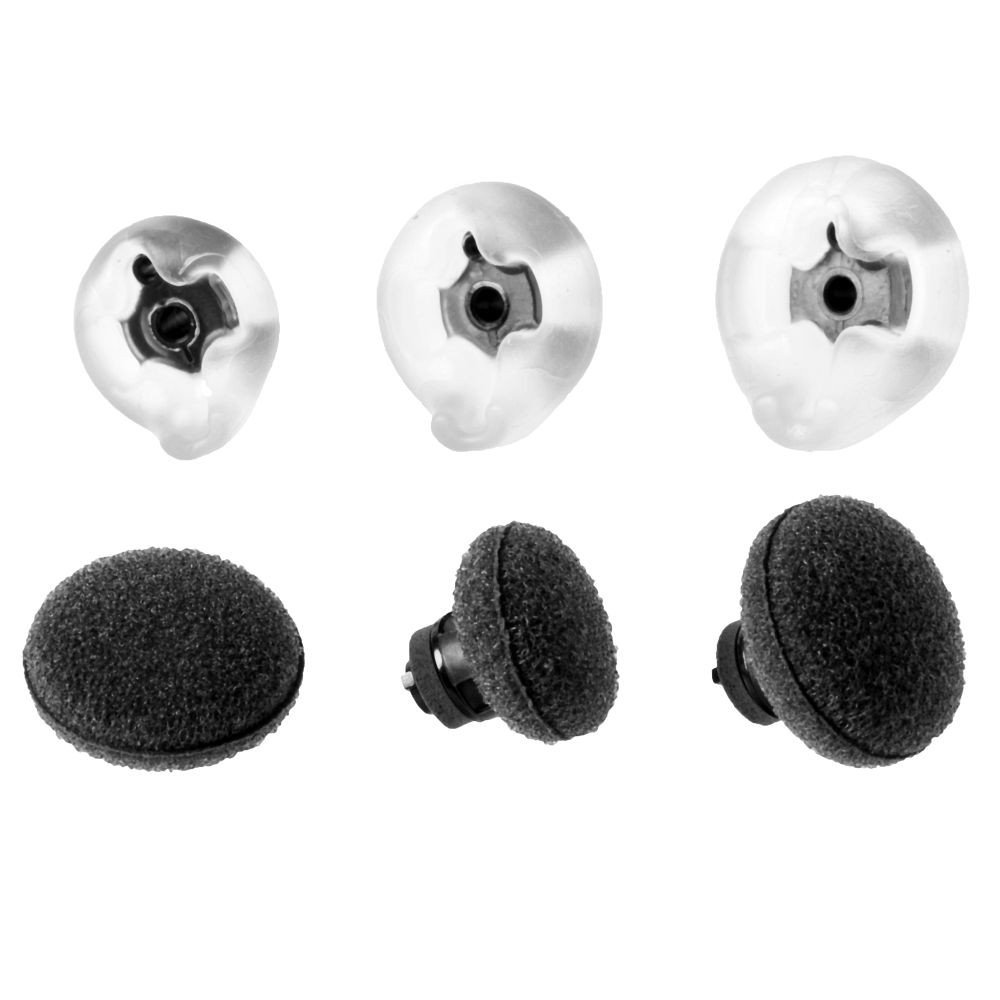 SPARE EARBUDS (3X GEL/ 2X FOAM)