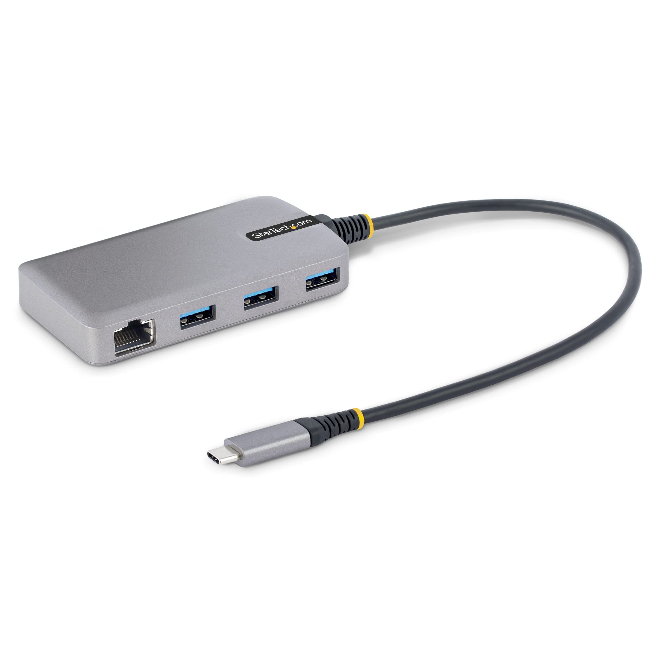 HUB USB-C A 3 PORTE USB-A RJ45