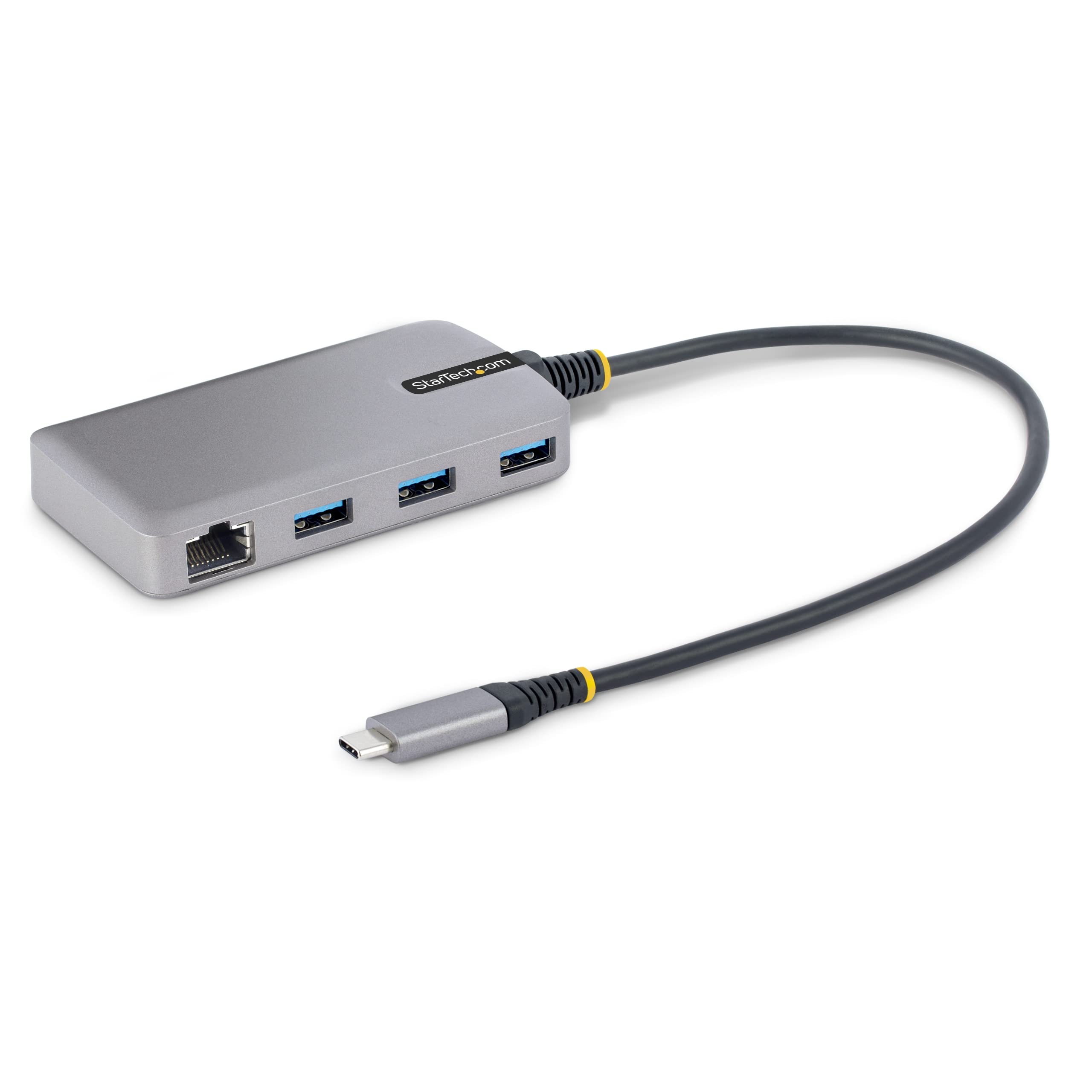 Hub USB-C con 3 porte USB-A e RJ45 di alta qualità, progettato per fornire una connessione flessibile e rapida ai tuoi dispositivi. Compatibile con PC e Mac, questo hub offre una soluzione pratica per espandere le tue opzioni di connessione. 0065030893268 | initpc.it