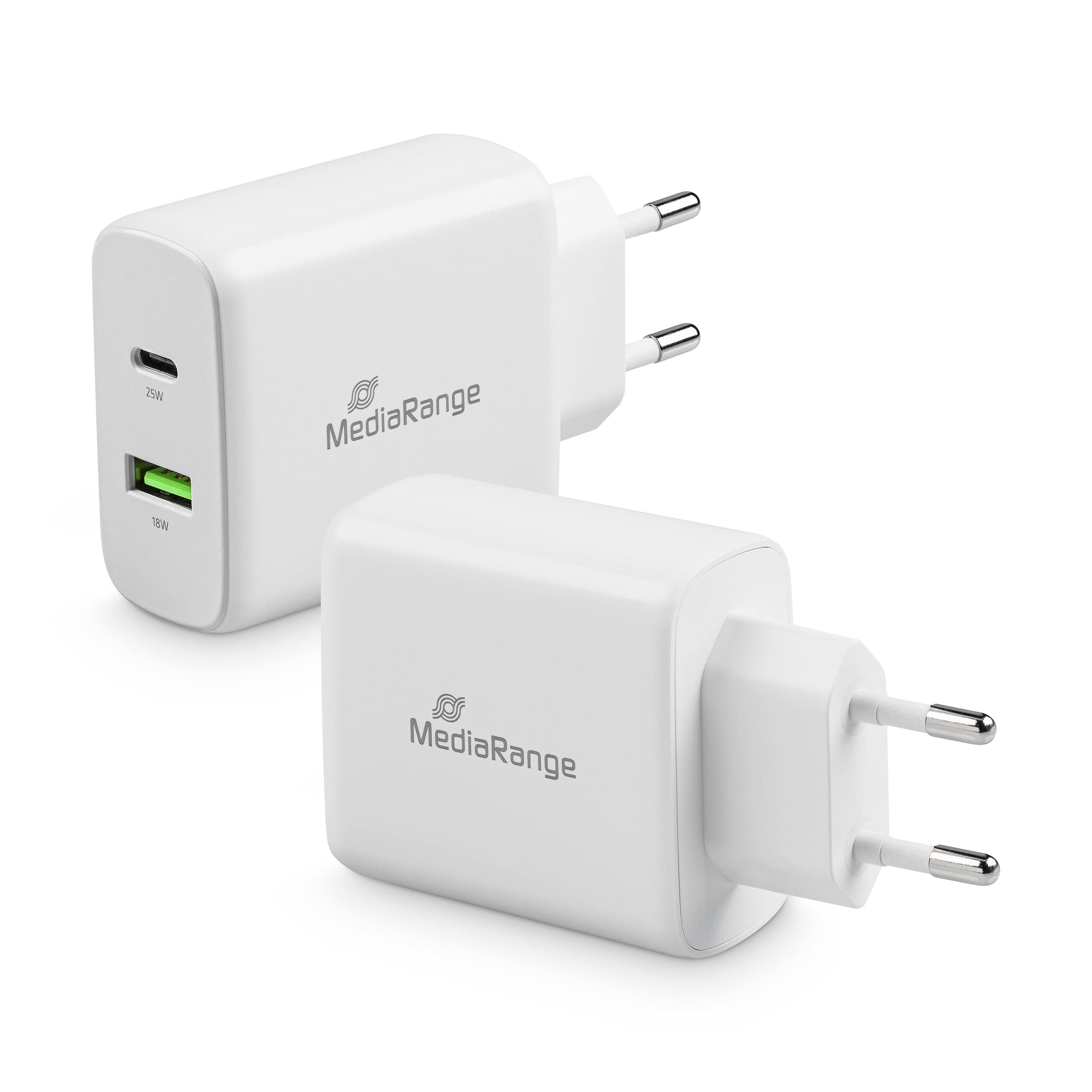 Caricabatterie rapido media range 43w con usb-a e usb-c 4260664872535