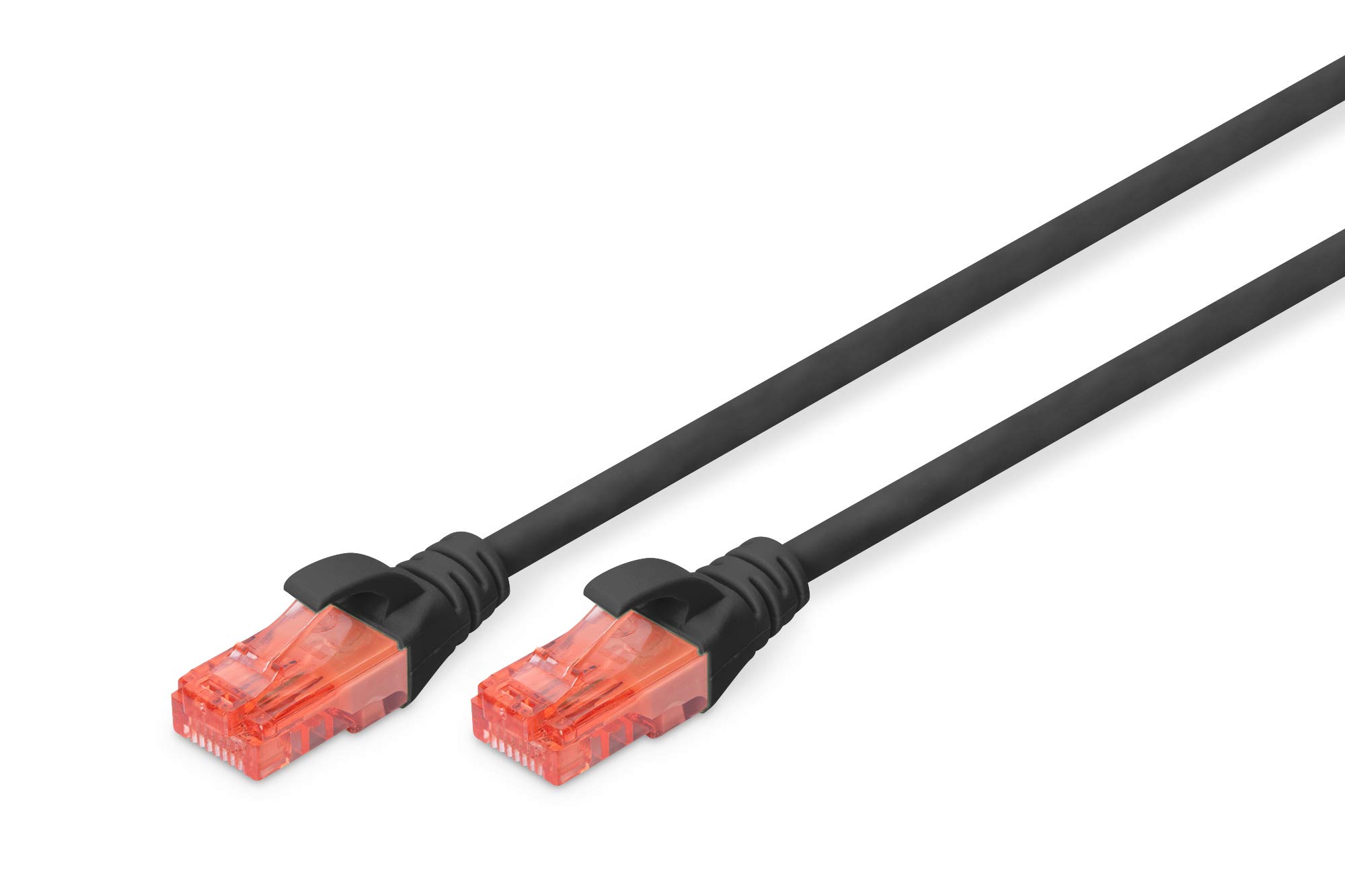Cavo rete utp cat 6 non schermato mt 0,5 nero
