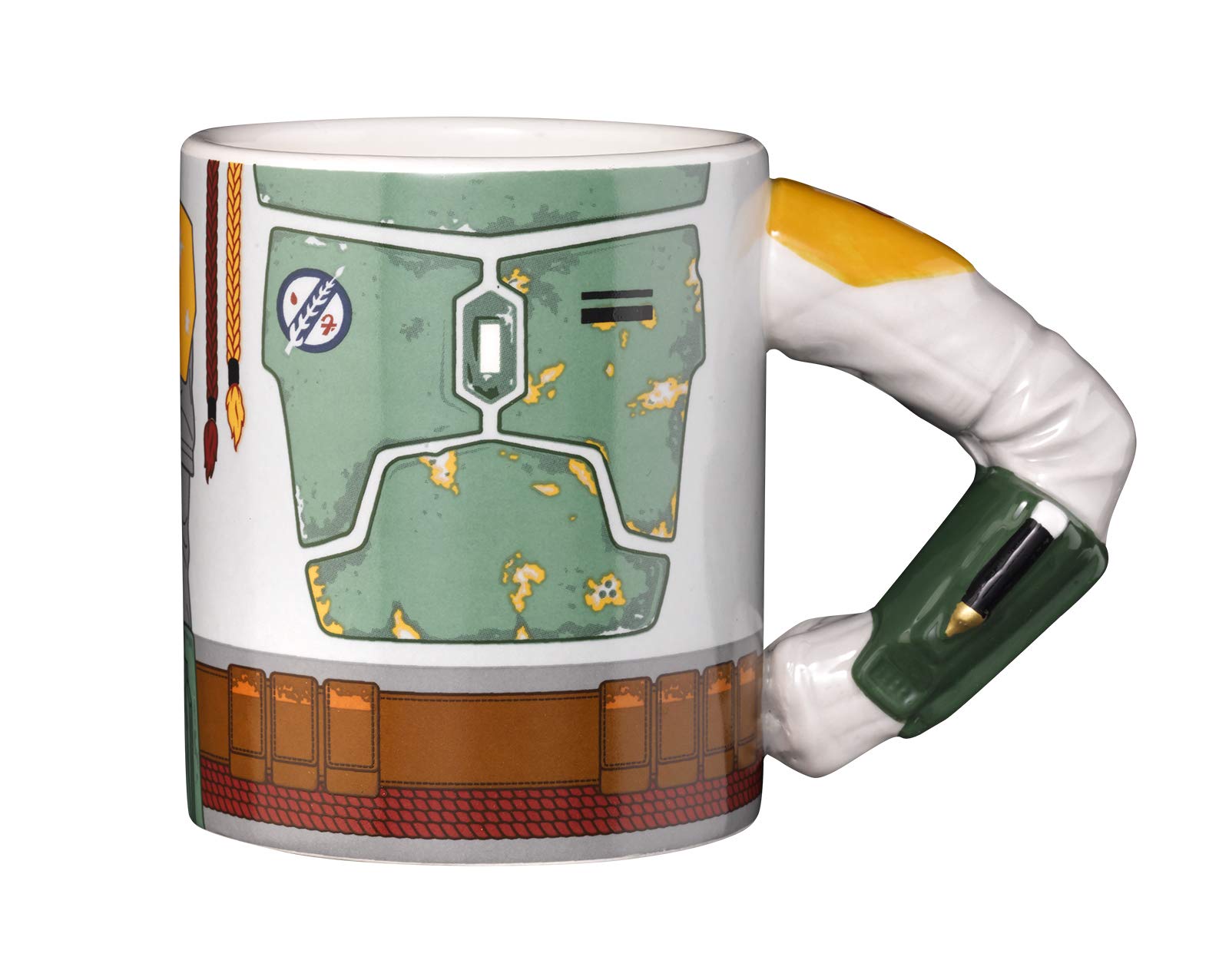Tazza boba fett ufficiale da 350 ml per bevande calde con licenza 5060525892721