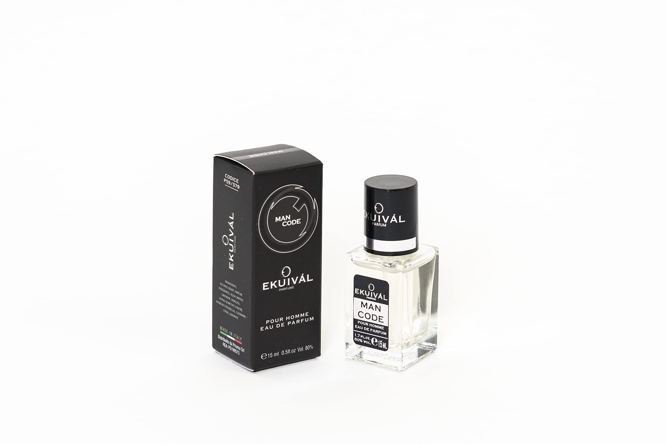 Flacone profumo 15 ml Ekuival man code