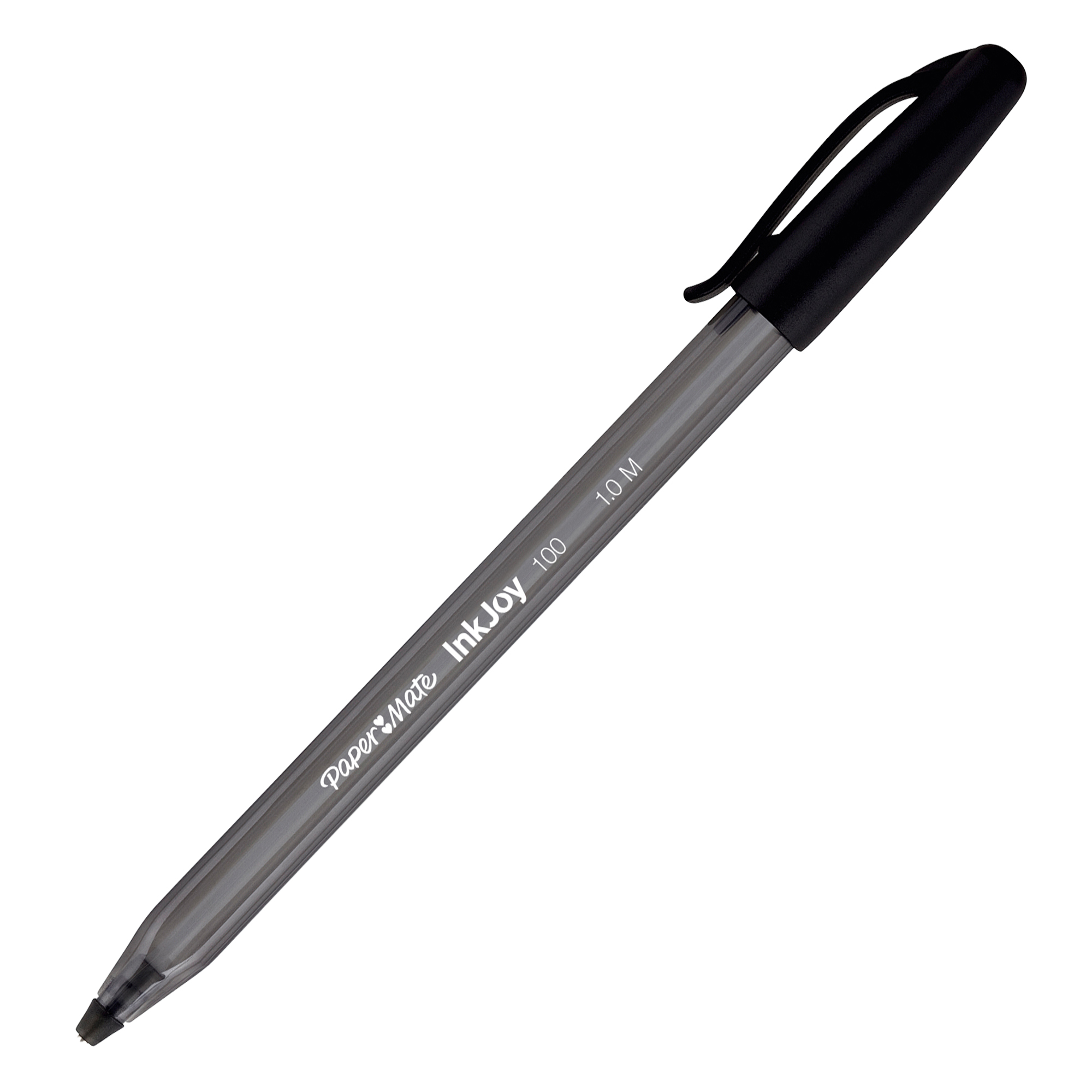 Penna a sfera con cappuccio Inkjoy 100  - punta 1,0mm - nero - Papermate