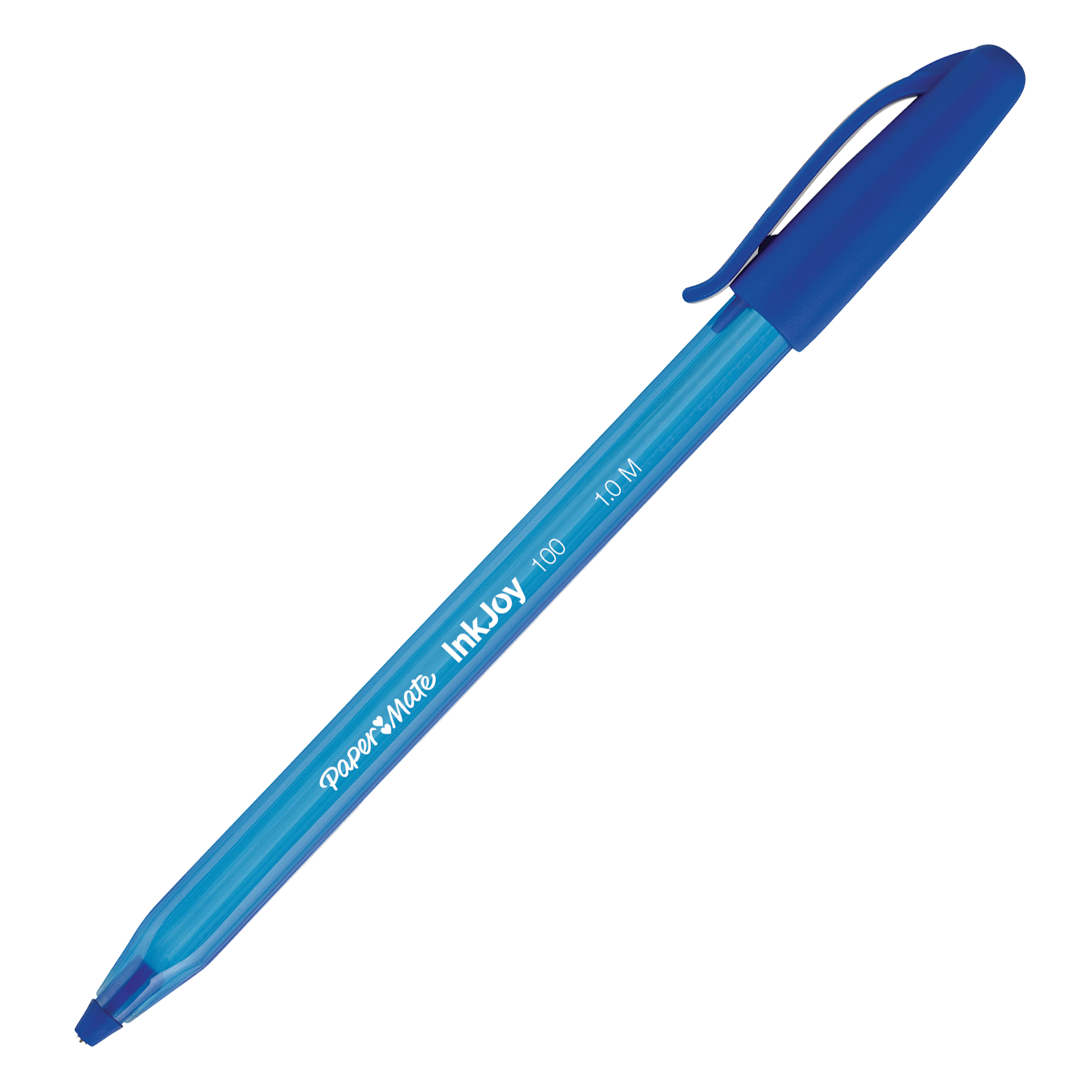 Penna a sfera con cappuccio Inkjoy 100 - punta 1,0mm - blu  - Papermate