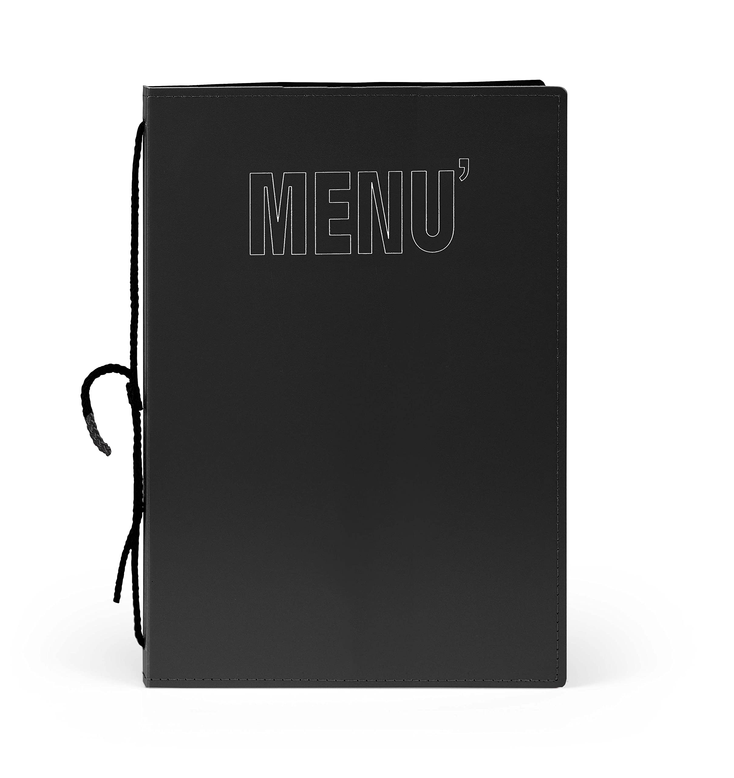 Porta menu' 10 tasche A4 nero