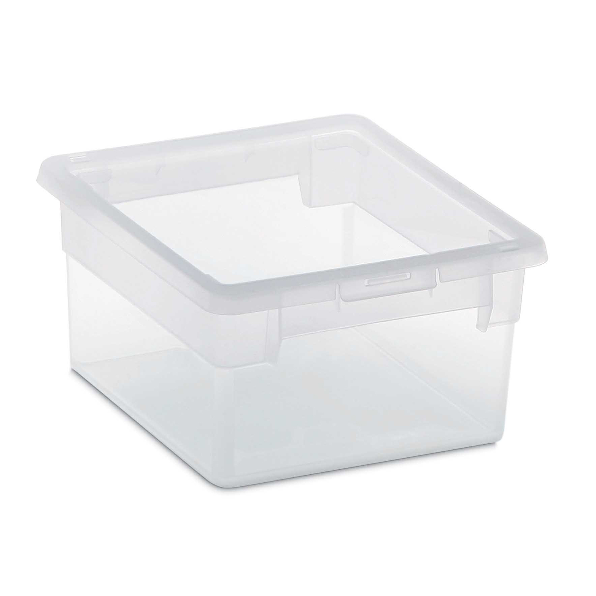 Contenitore multiuso Light Box S/2 - 17,8x20,4x10 cm - 2,5 L - plastica - trasparente - Terry