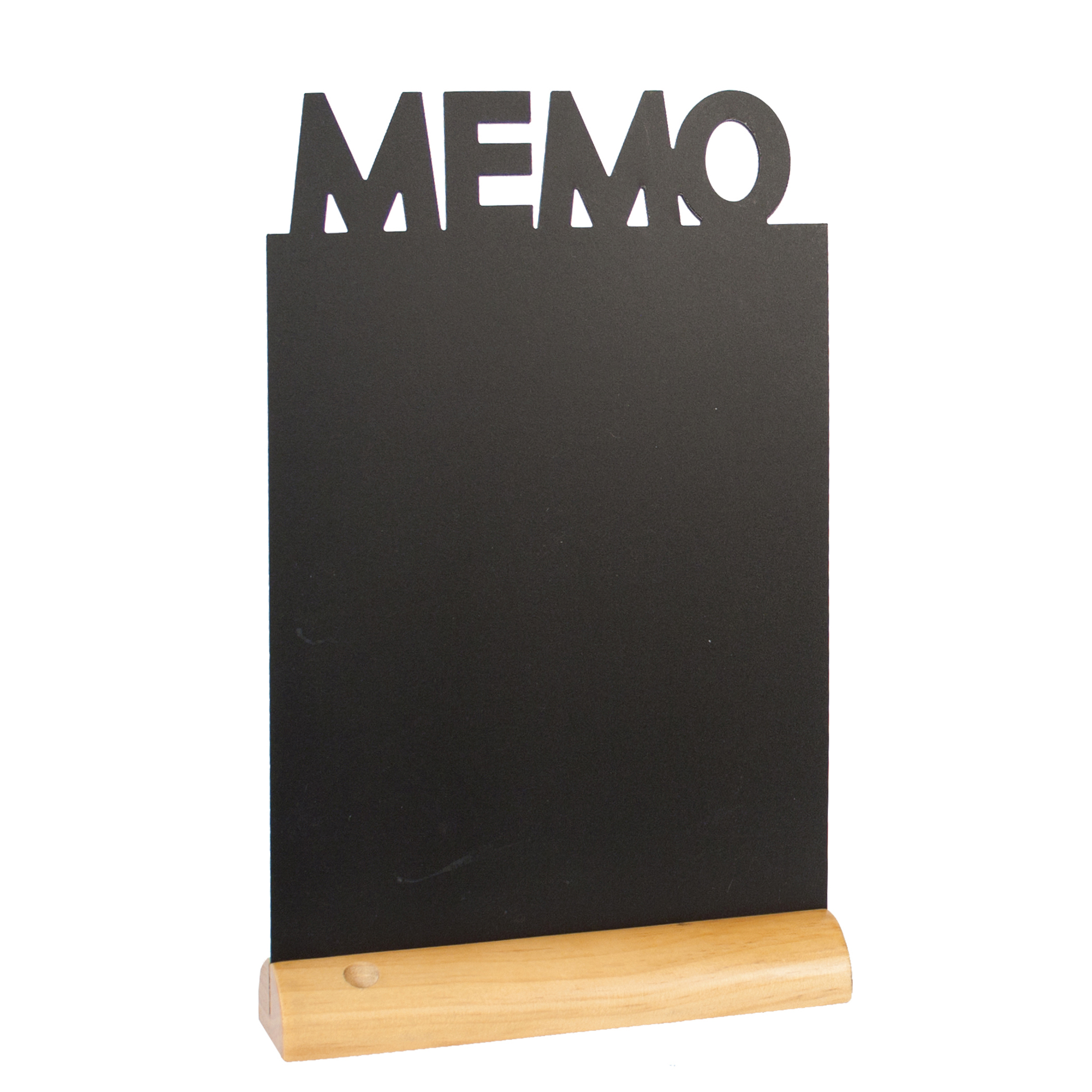 Lavagna da tavolo Silhouette - 34,5x21 cm - forma memo - nero - Securit