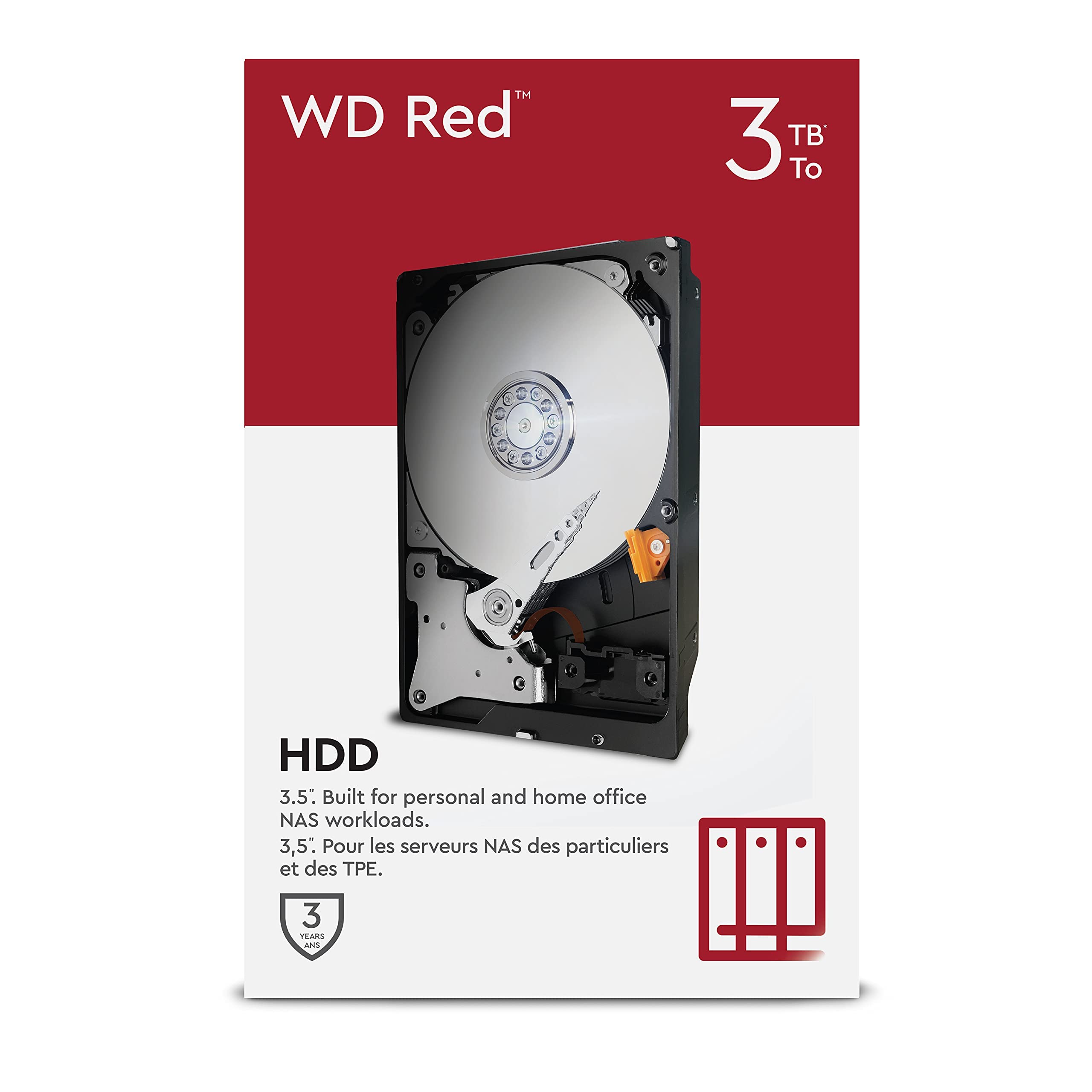 WD RED NAS 3TB 24X7