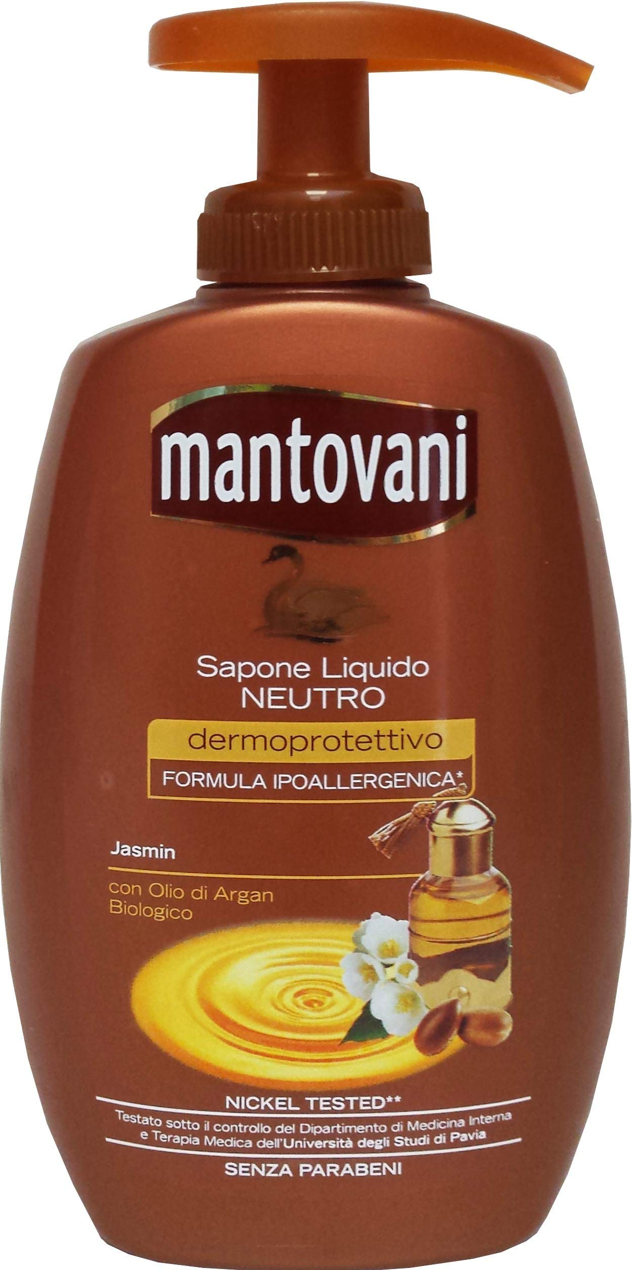 Mantovani sapone liquido con erogatore olio argan ml.300