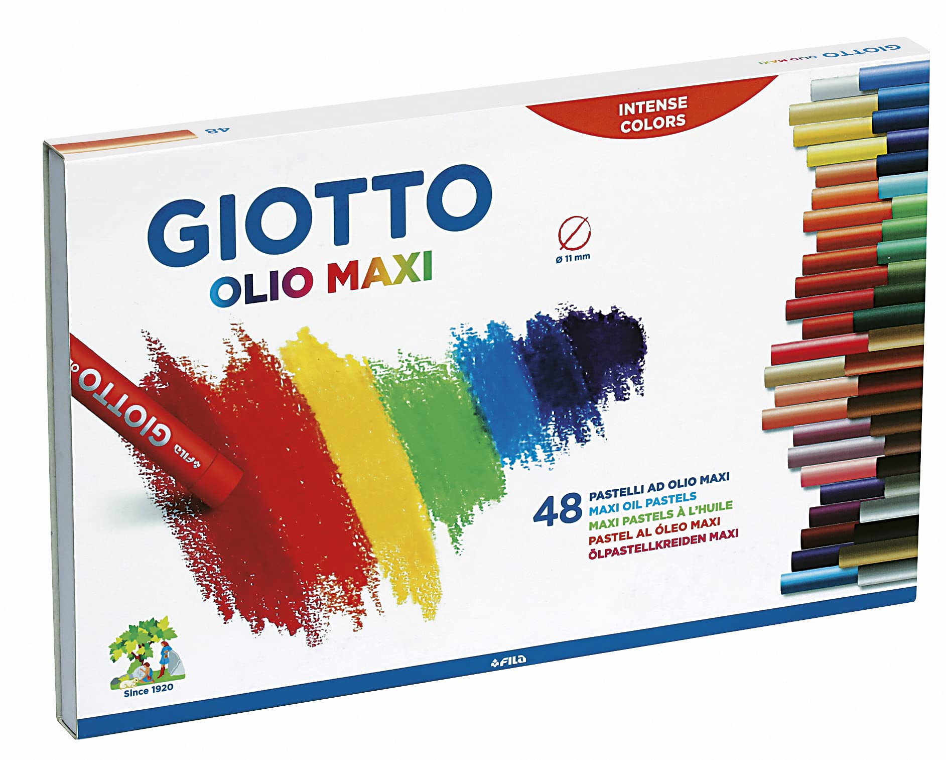 Pastelli olio Giotto maxi 48
